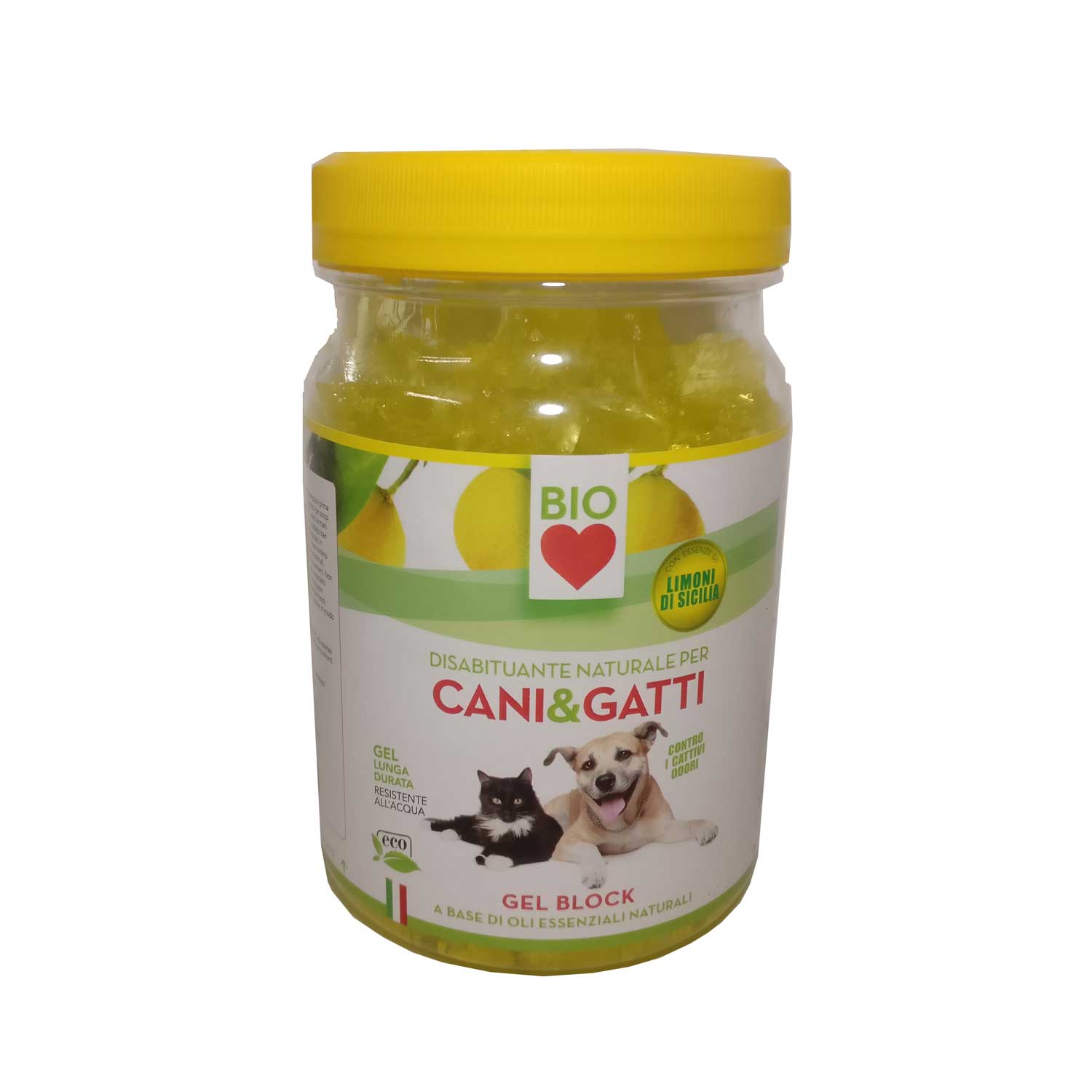 DISABITUANTE CANI E GATTI CUBETTI GEL LIMONE 500 ML