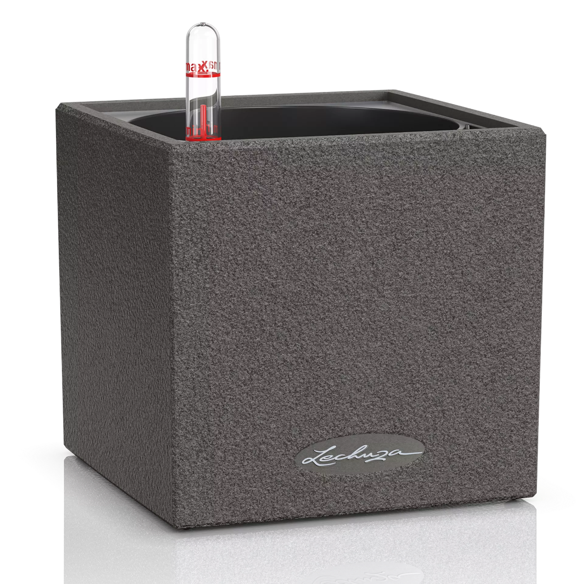 VASO CANTO STONE 14X14X14 NERO