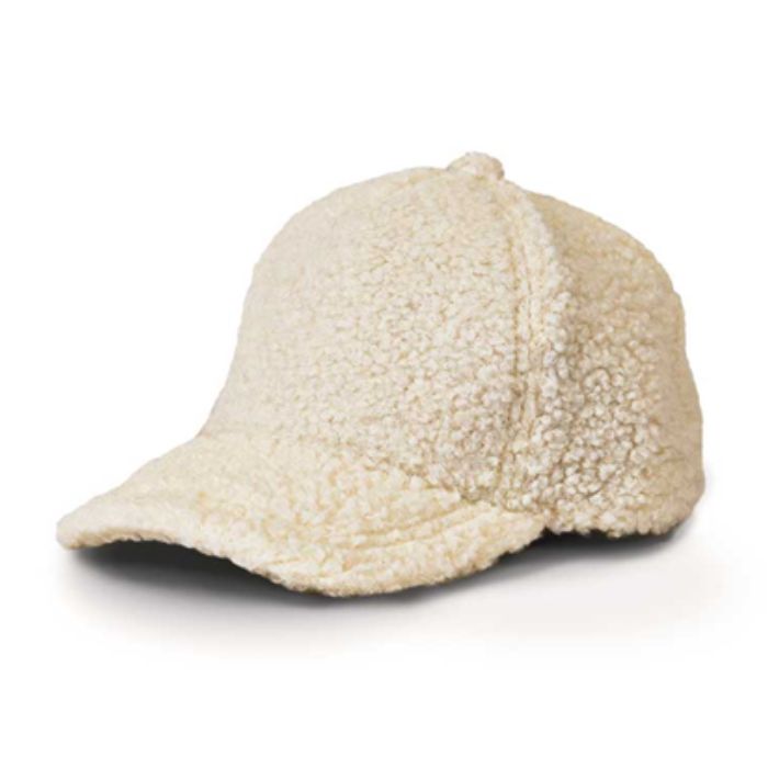 CAPPELLINO TEDDY INVERNALE, 28X22X14CM, BIANCO