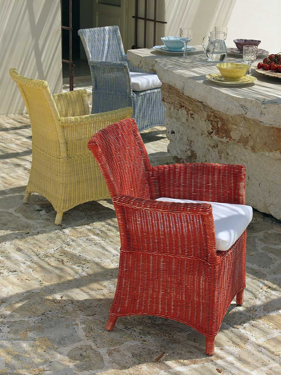 POLTRONA CAPRI ROSSA WAPROLACE