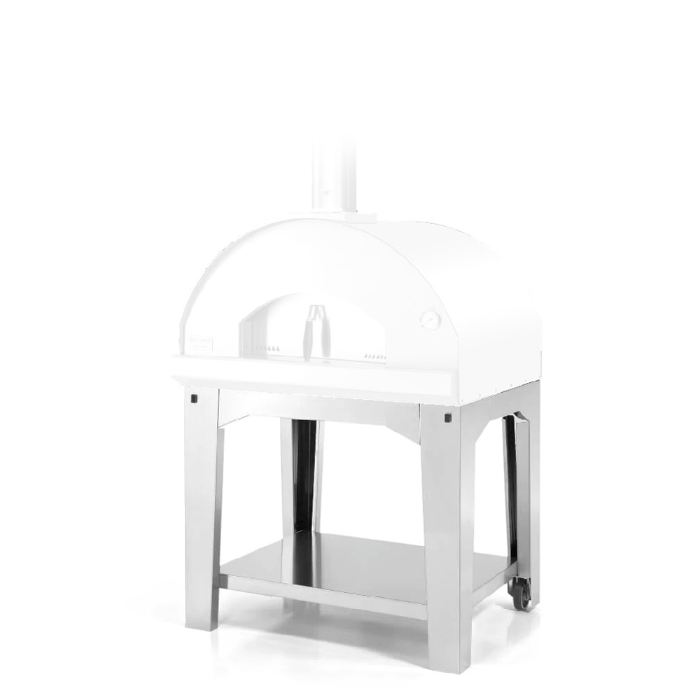 FORNO MANGIAFUOCO A GAS ANTRACITE + CARRELLO FONTANA FORNI