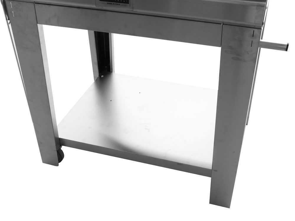 FORNO MANGIAFUOCO A GAS ANTRACITE + CARRELLO FONTANA FORNI