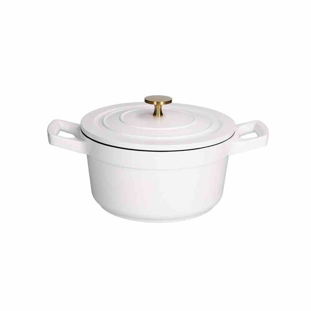 CASSERUOLA FONDA Ø 24 CM CON COPERCHIO - RIBOLLE