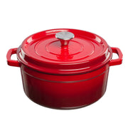 CASSERUOLA IN GHISA SMALTATA 4.7 LT ROSSA