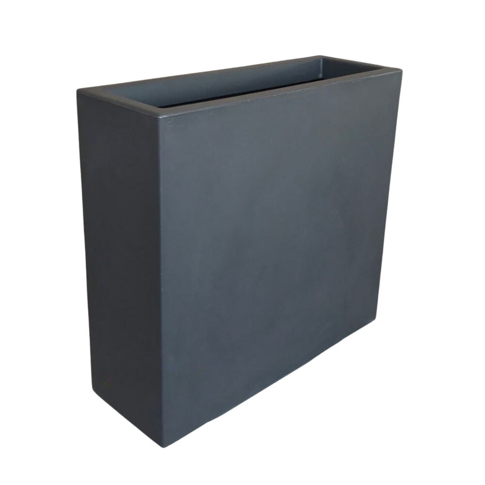 CASSETTA FIORIERA ALTA 85CM ANTRACITE "FENICE"