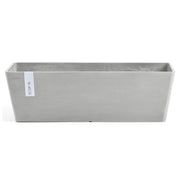 CASSETTA RETTANGOLARE BRUGES L45XP17XH17CM BIANCO/GRIGIO