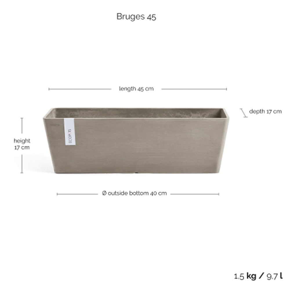 CASSETTA RETTANGOLARE BRUGES L45XP17XH17CM TALPA
