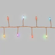 Catena MiniCluster Multiflash RGB 1000 MicroLED D1,5mm 20m Cavo Rame Peraga Christmas