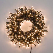 LUCI DI NATALE CATENA, 20,5MT, 1000 MINILED D6, BIANCO CALDO