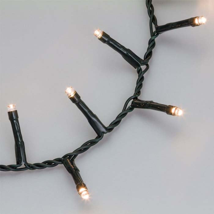 LUCI DI NATALE CATENA, 20,5MT, 1000 MINILED D6, BIANCO CALDO