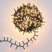 LUCI DI NATALE CATENA, 34,5MT, 1500 MINILED D6 30V, BIANCO CALDO