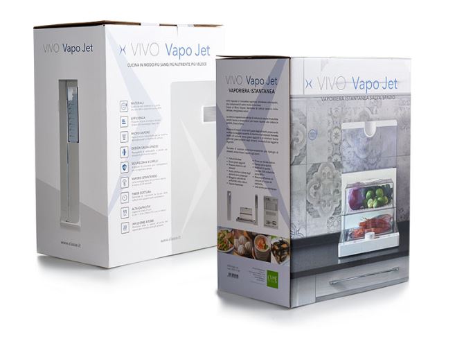 VAPORIERA ISTANTANEA SALVASPAZIO VIVO VAPOJET