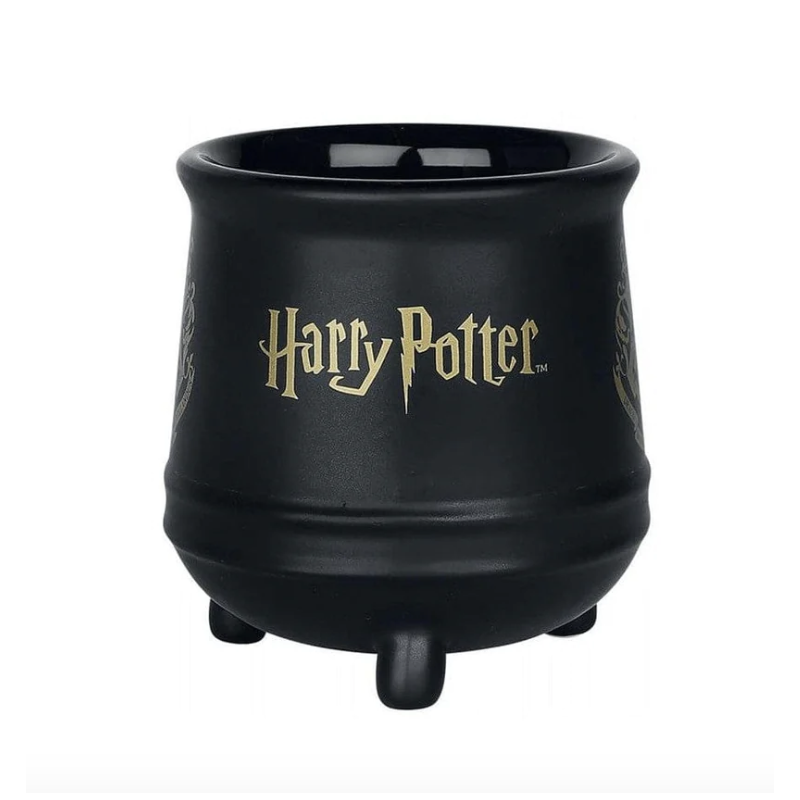 Tazza Calderone Harry Potter Hogwarts 511ml Nero e Oro Peraga Christmas