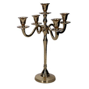 Portacandele 26,5xh36 cm Oro