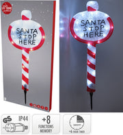 Insegna luminosa a LED, 38x78 cm, colore rosso