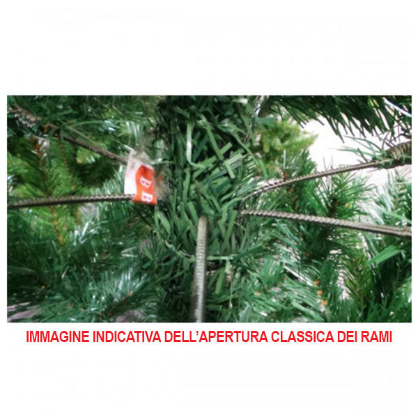 ALBERO DI NATALE 240CM SLIM LODGE VERDE