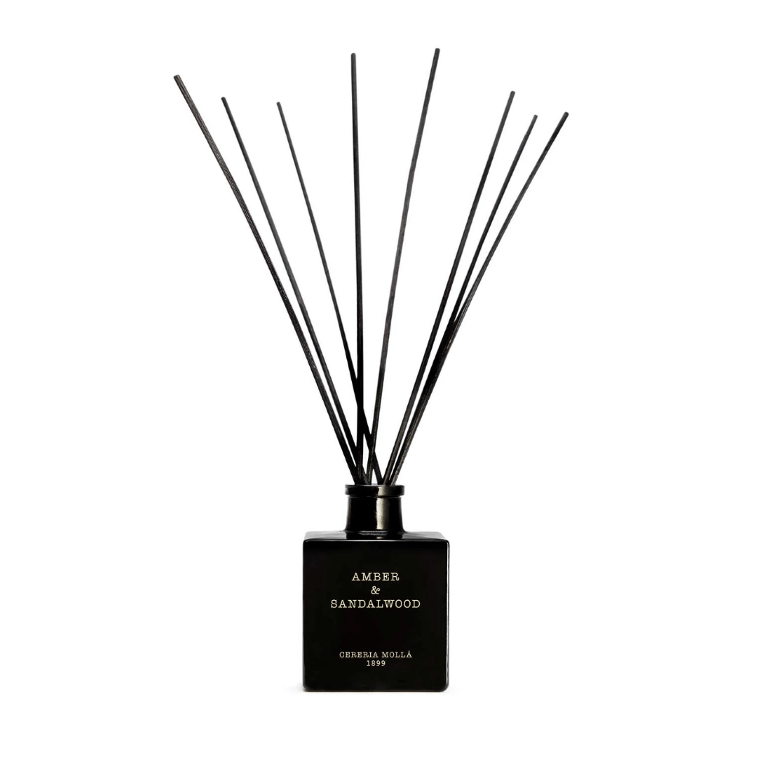 DIFFUSORE DI PROFUMO A BASTONCINI AMBER & SANDALWOOD 100ML