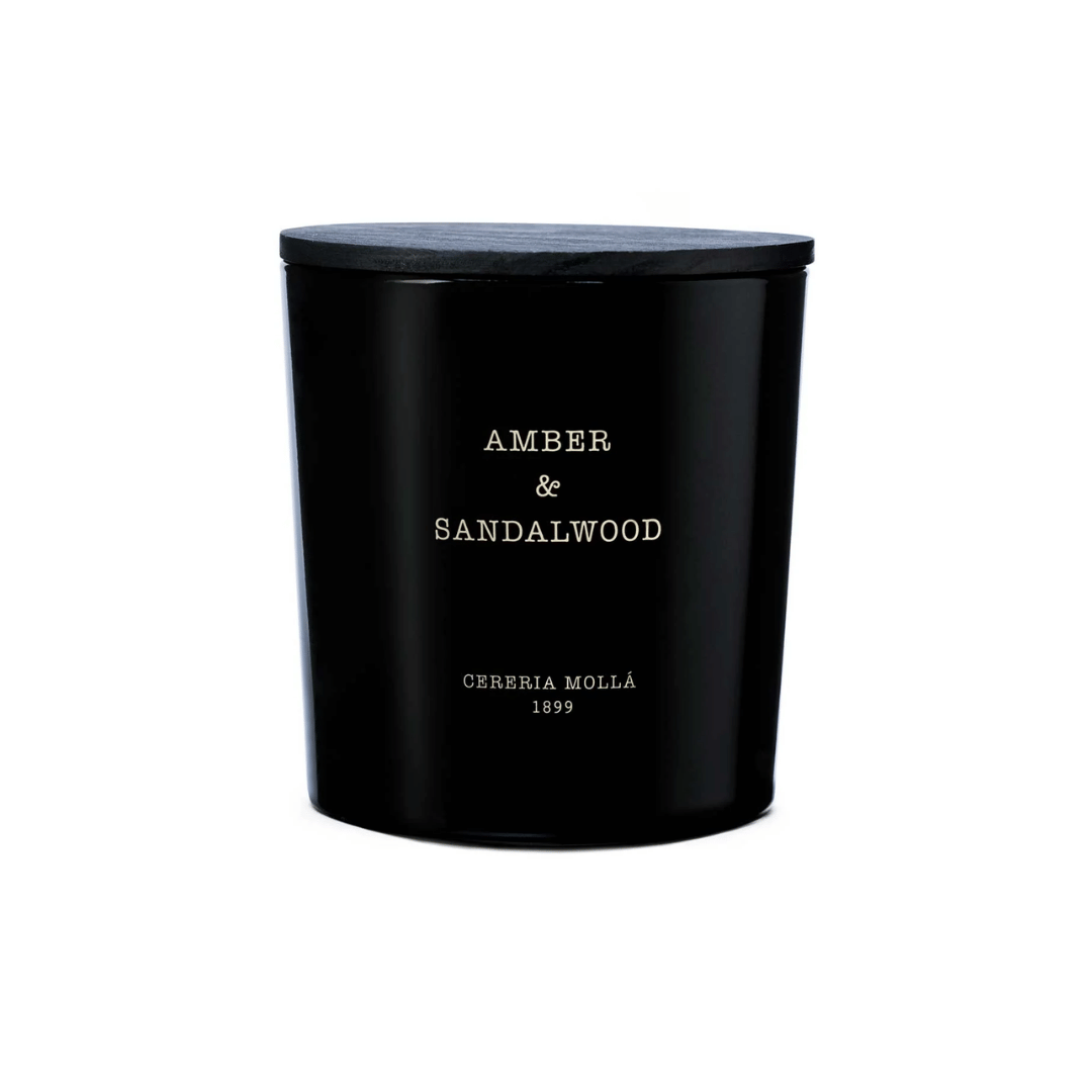 CANDELA XL 3 STOPPINI 600GR AMBER & SANDALWOOD
