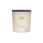 CANDELA XL 3 STOPPINI 600GR VELVET WOOD