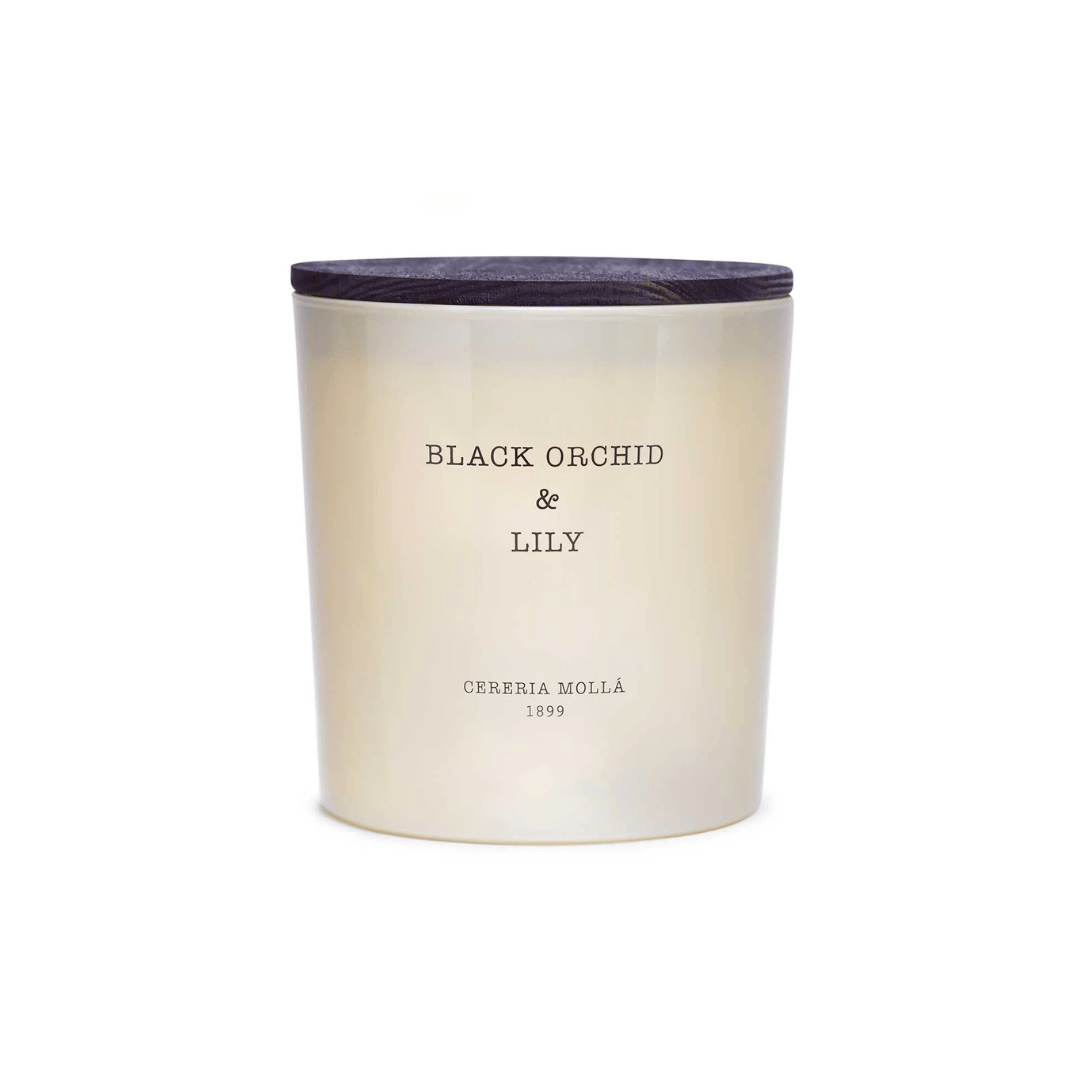 CANDELA XL 3 STOPPINI 600GR BLACK ORCHID & LILY