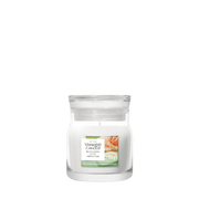Candela Blooming Love piccola Signature 110g Bianco Yankee Candle