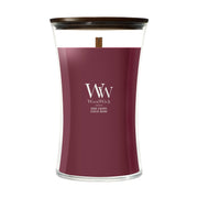 Candela a clessidra grande 609g Rosso Woodwick