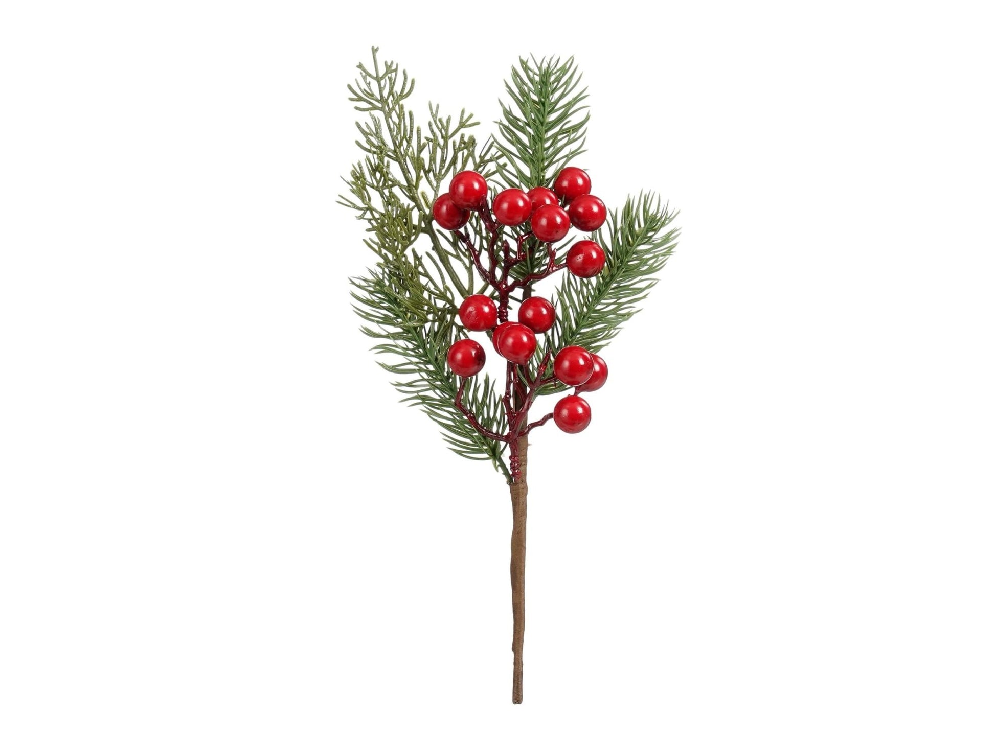 Ramo con Bacche 25 cm Rosso