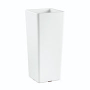 VASO CACHE-POT CLOU QUADRATO H.65CM BIANCO