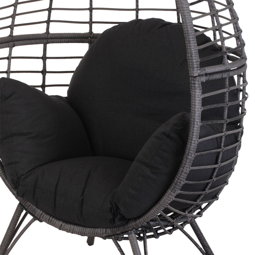 SEDIA COCOON GRIGIO 90X70X157CM
