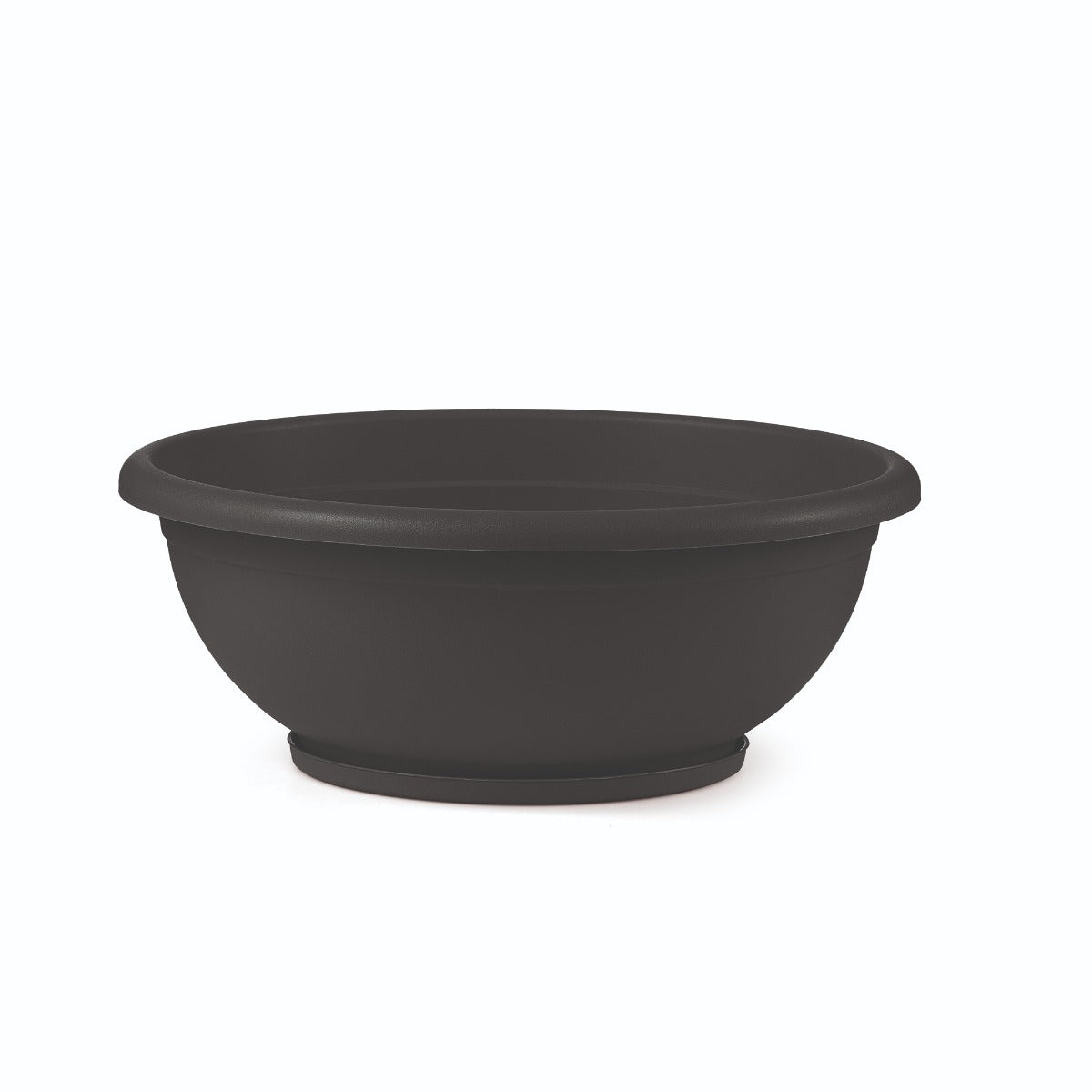 CIOTOLA NAXOS D.30 CM CON SOTTOVASO ANTRACITE