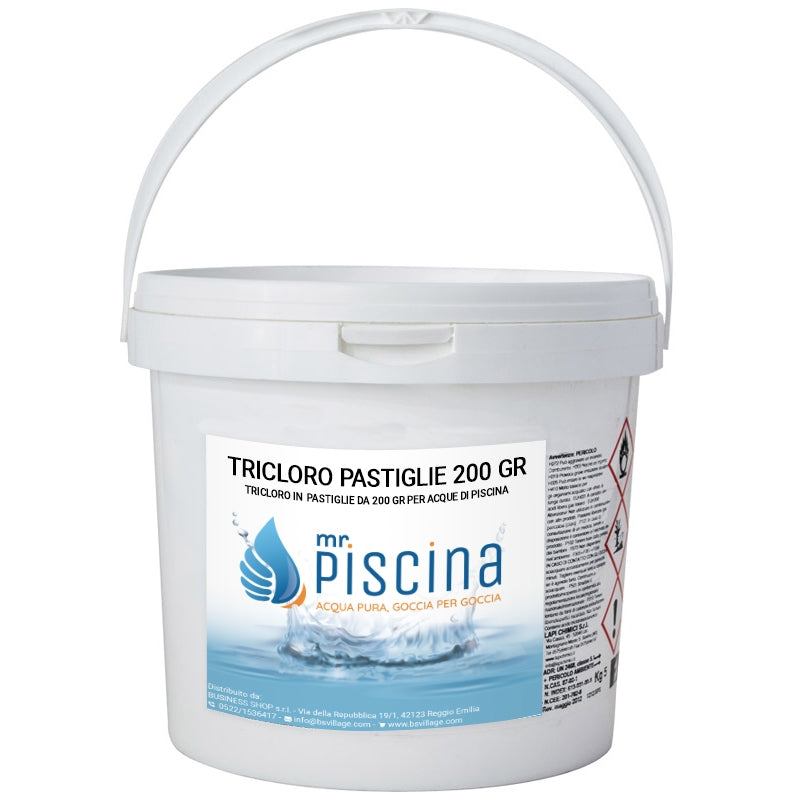 TRICLORO 90/200 GR 5KG PASTGLIE
