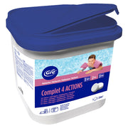 MULTI FUNZIONI 4 AZIONI PASTIGLIE 250GR PER PISCINE - 5 KG