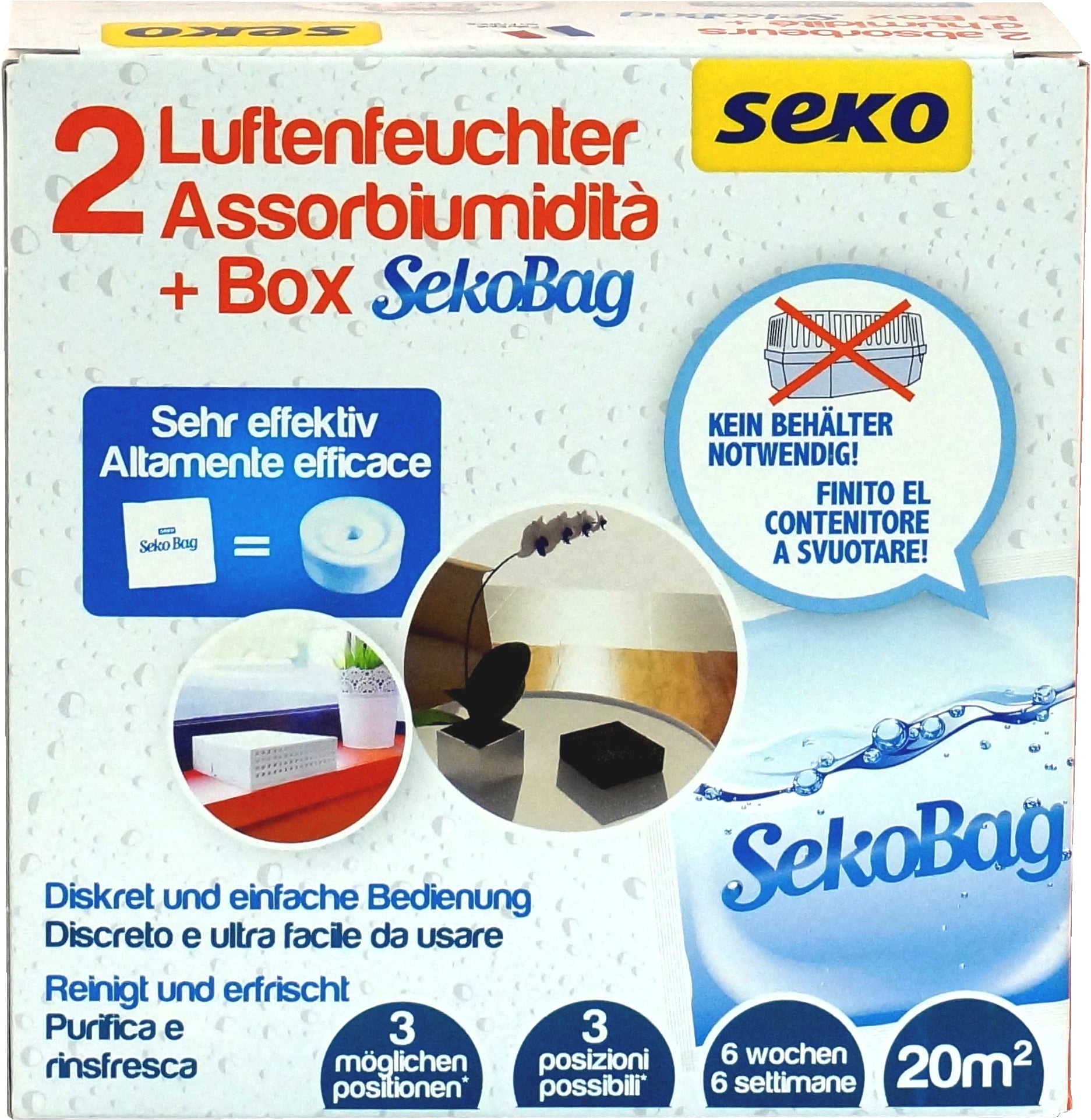ASSORBIUMIDITÀ SEKOBAG NOIRE 300G