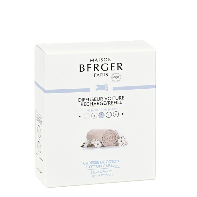 Maison Berger - Ricariche per diffusore Auto 2pz - Carezza di Cotone