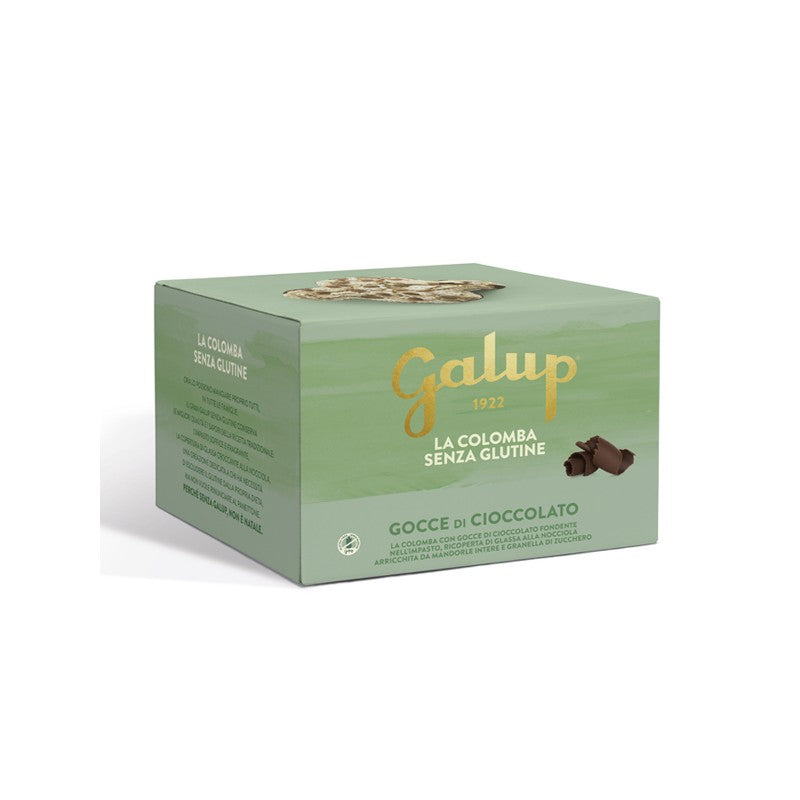 COLOMBA GRAN GALUP GOCCE DI CIOCCOLATO SENZA GLUTINE IN CONFEZIONE 400 GR