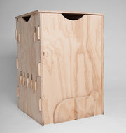 COMPOSTIERA DA GIARDINO IN LEGNO 56X57.5X86 CM