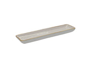 VASSOIO RETTANGOLARE 32X8 CM GRIGIO PERLA CONCERTO