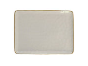 VASSOIO RETTANGOLARE 36X26,5 CM GRIGIO PERLA CONCERTO