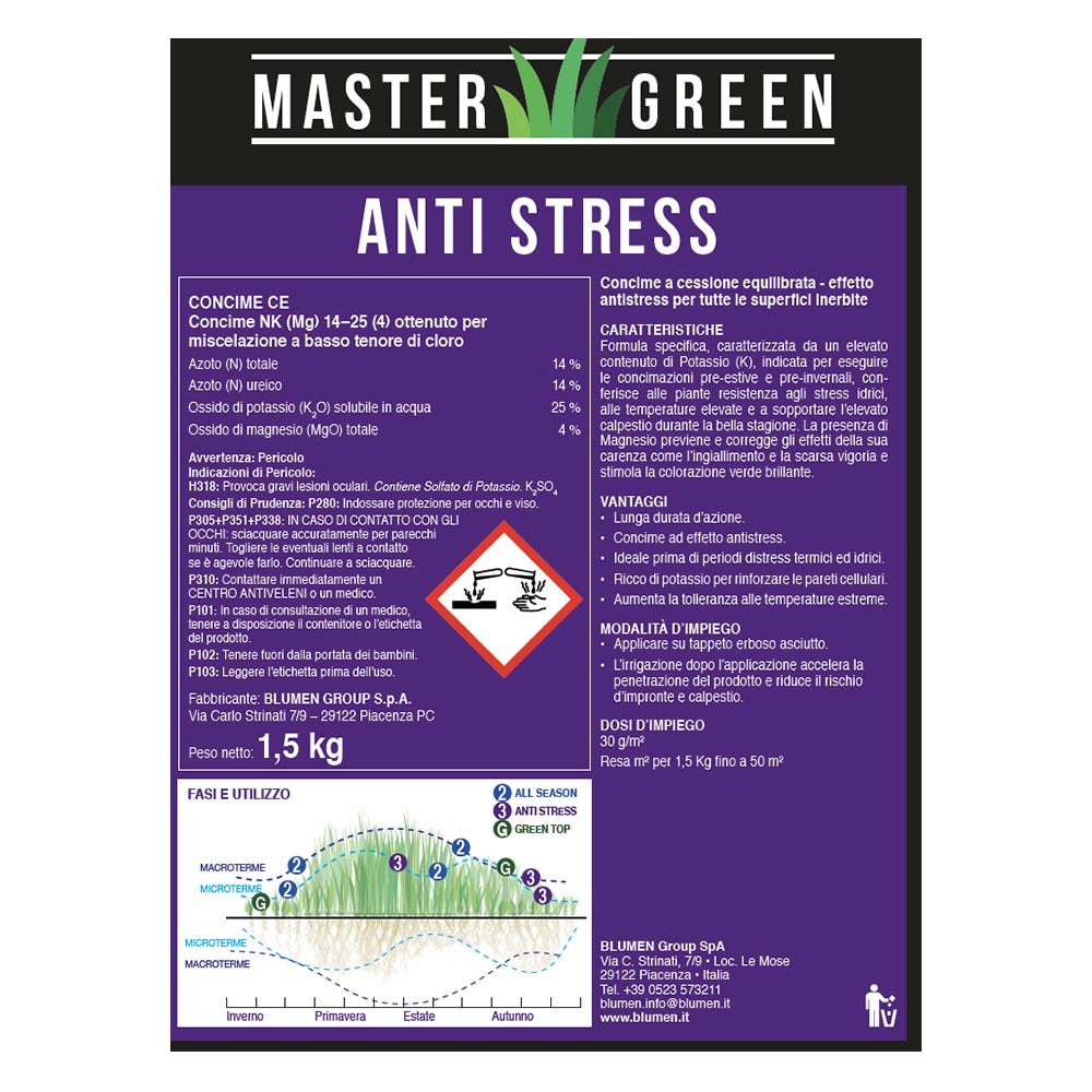 CONCIME ANTI STRESS GRANULARE 1,5KG