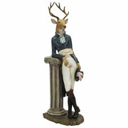 RENNA IN STILE 1800 APPOGGIATA SU CAPITELLO 72 CM
