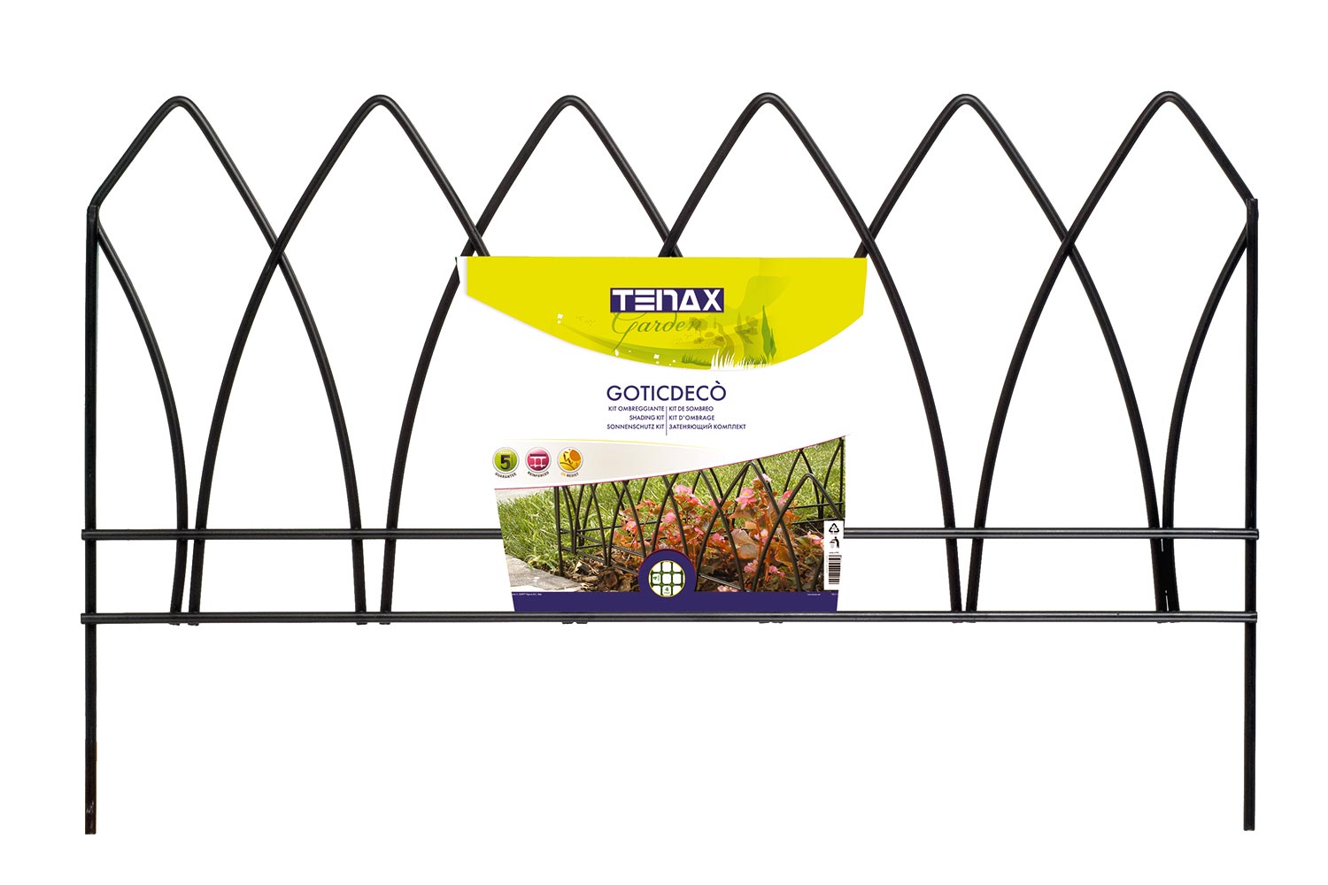 BORDURA AD ARCO GOTICO GOTICDECO' 0.38X0.6 MT VERDE