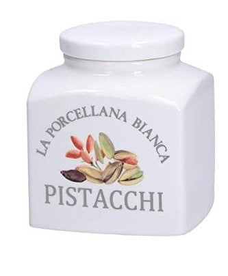 BARATTOLO 500ML PISTACCHI IN PORCELLANA LINEA CONSERVA
