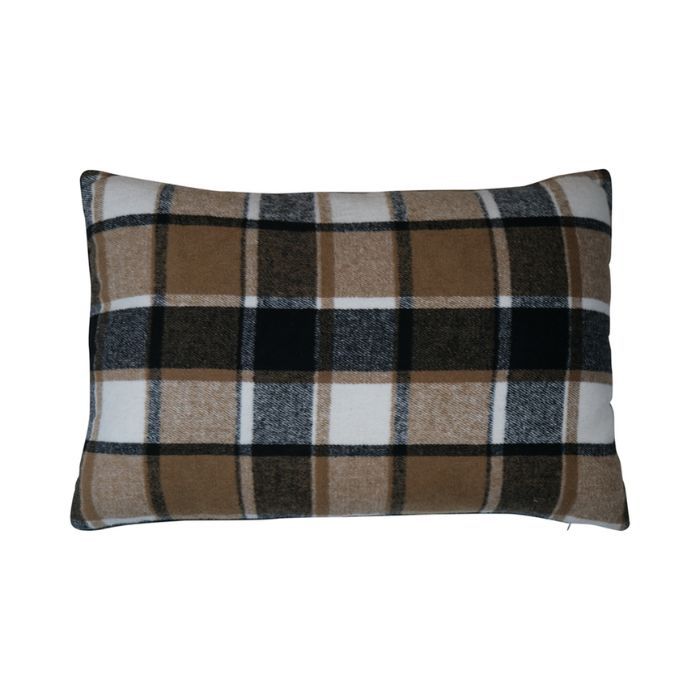 CUSCINO A QUADRI IN POLIESTERE, 40X60CM