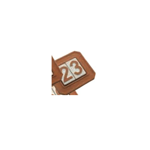 CORNICE A DUE CIFRE IN TERRACOTTA PER NUMERI