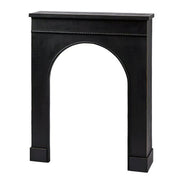 CORNICE DECORATIVA NATALIZIA CAMINO TRECCIA 90X24XH110CM NERO