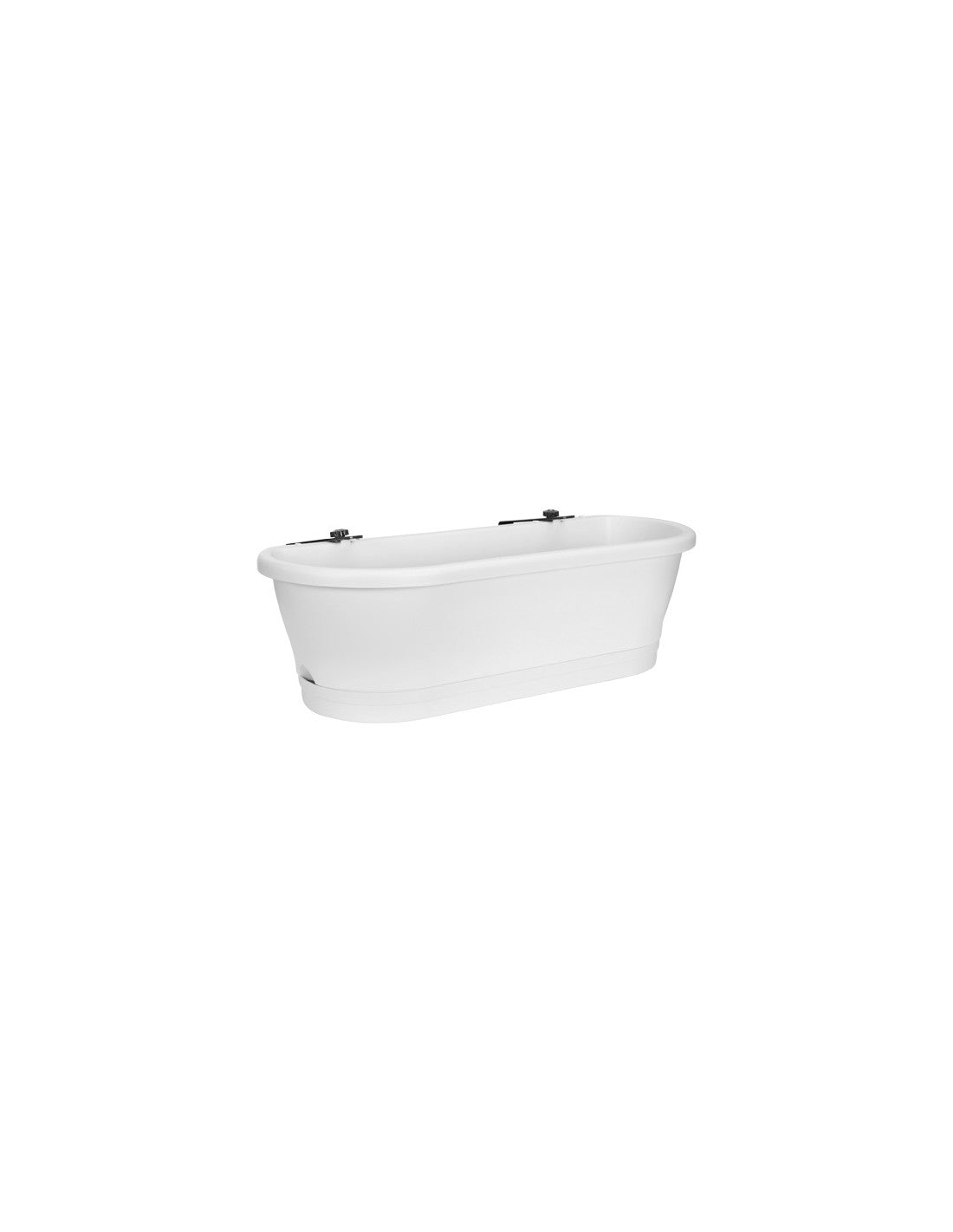 Fioriera Balcone Corsica Easy Balcony 60 L 58 x B 24 x H 19 cm Bianco ELHO