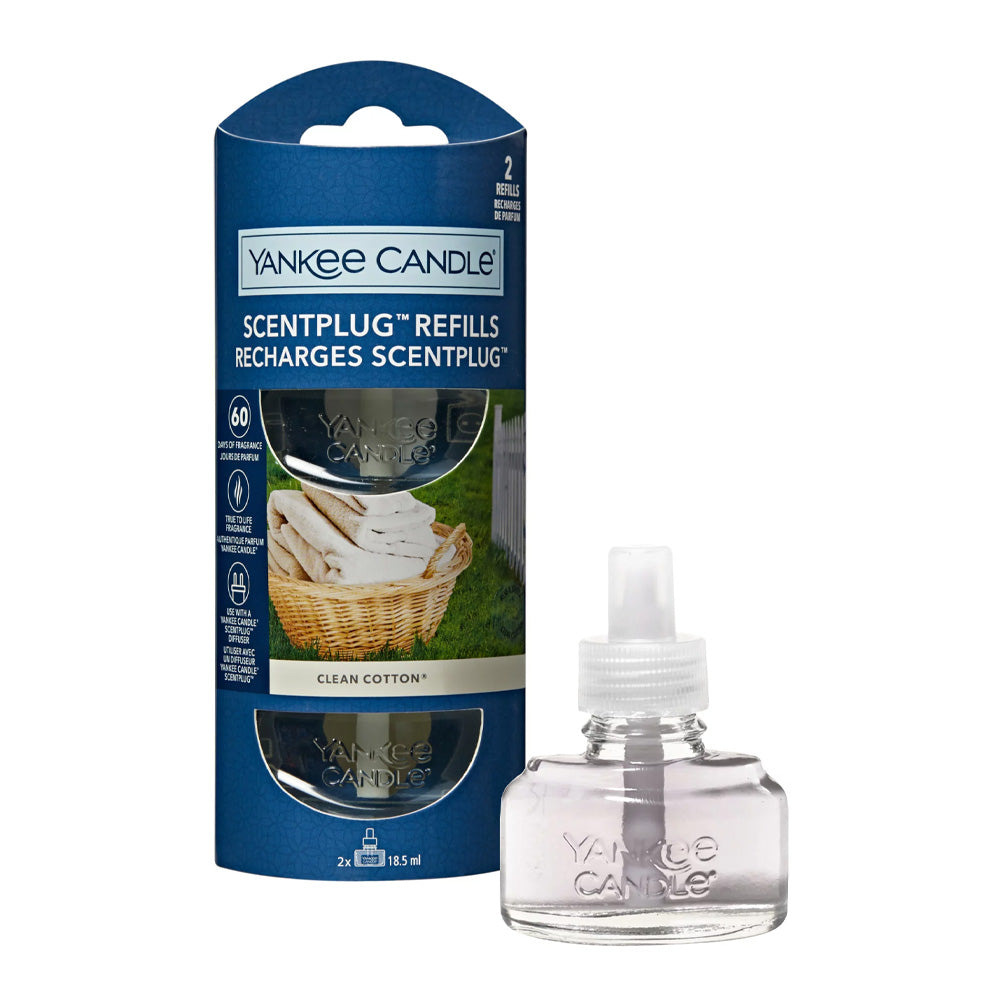 RICARICA PER DIFFUSORI DI FRAGRANZA ELETTRICI SCENTPLUG CLEAN COTTON 2 PEZZI