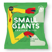 CRACKERS PROTEICI CON FARINA DI GRILLO, 80G , ROSMARINO E TIMO