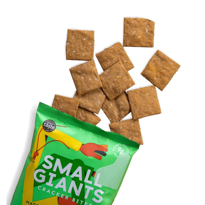 CRACKERS PROTEICI CON FARINA DI GRILLO, 80G , ROSMARINO E TIMO