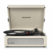 Giradischi a Valigetta 3 Velocità Bluetooth Bianco Sabbia Crosley Voyager Dune - immagine 1